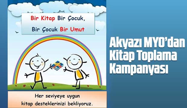 Akyazı MYOdan Kitap Toplama Kampanyası