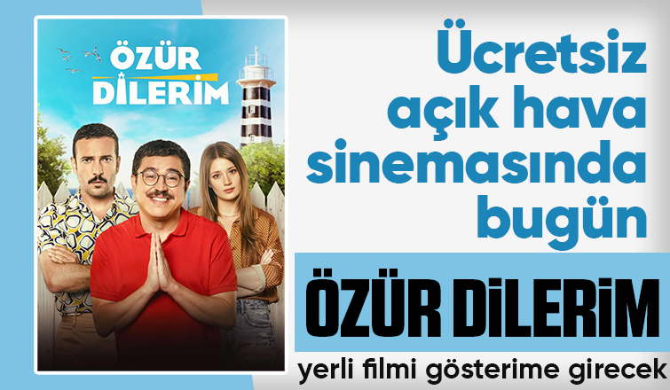 Akyazı'nın tek ücretsiz açık hava sinemasında buluşalım