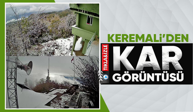 Akyazı'nın yüksek kesimleri karla kaplandı