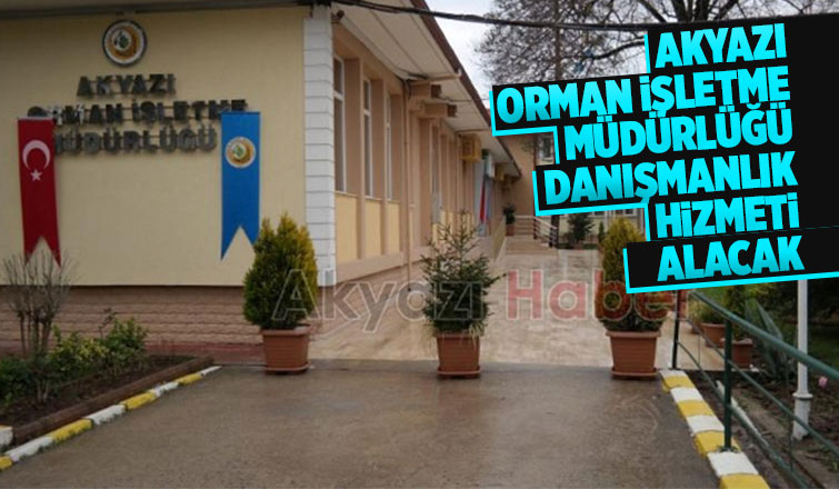 Akyazı Orman İşletme Müdürlüğü Danışmanlık hizmeti alacak