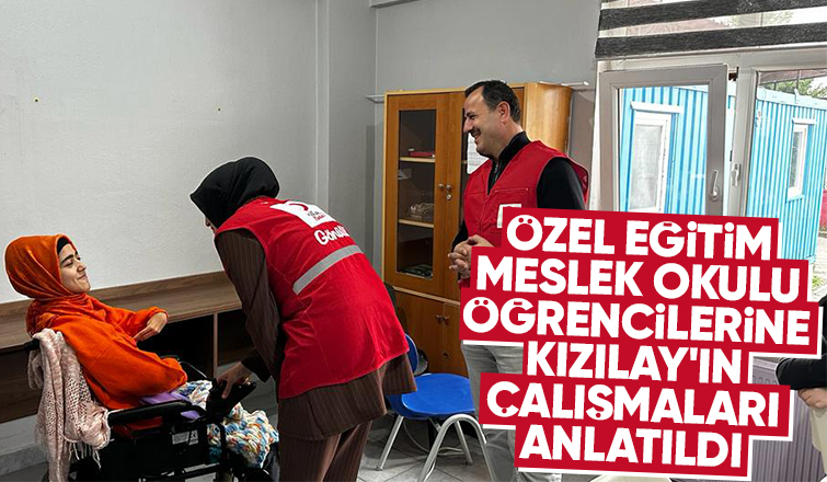Akyazı Özel Eğitim Meslek Okulunda Kızılay etkinliği