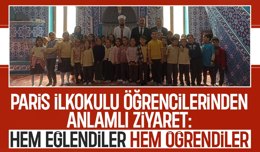 Akyazı Paris İlkokulu öğrencilerinden cami ziyareti