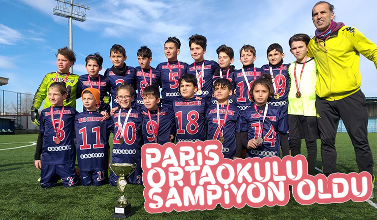Akyazı Paris Ortaokulu şampiyon oldu 