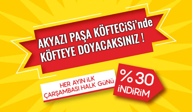 Akyazı Paşa Köftecisinde Kampanya
