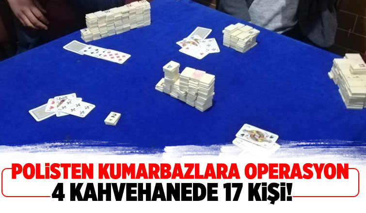 Akyazı polisinden kumar operasyonları