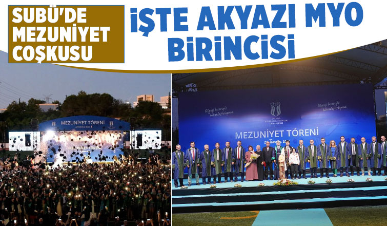 Akyazı Sağlık Hizmetleri MYO birincisi belli oldu