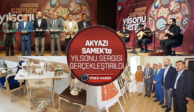 Akyazı SAMEKte yılsonu sergi gerçekleştirildi