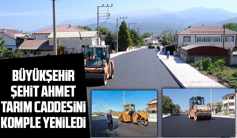 Akyazı  Şehit Ahmet Tarım Caddesi’nde asfalt sevinci