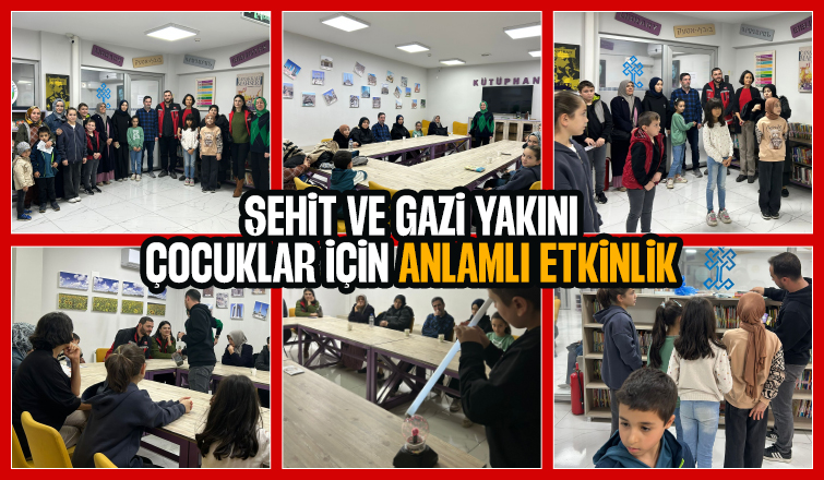 Akyazı SGM'de şehit ve gazi yakını çocuklar için etkinlik