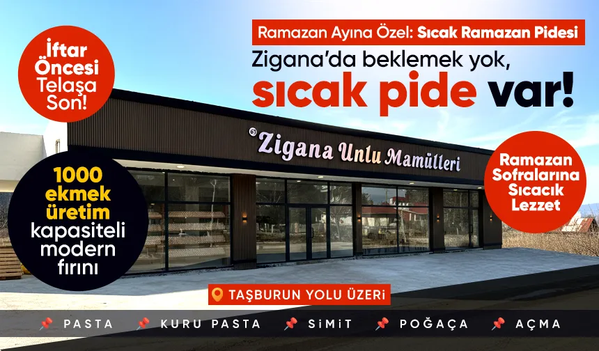 Akyazı Taşburun Yolu’nda Yeni Fırın: Zigana Unlu Mamülleri Hizmete Başladı