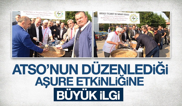 AKYAZI TİCARET VE SANAYİ ODASI AŞURE ETKİNLiĞİNE BÜYÜK İLGİ