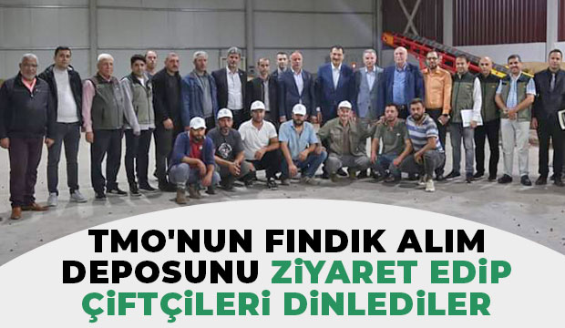 Akyazı TMO fındık alım deposuna ziyaret