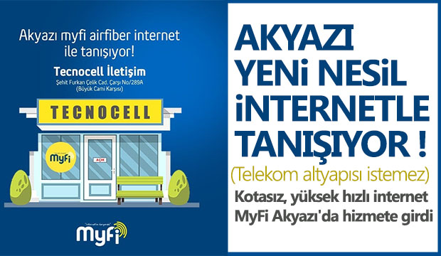 Akyazı yeni nesil internetle tanışıyor