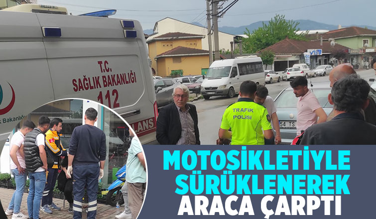 Akyazı Yenicamiide Kaza 1 Yaralı 