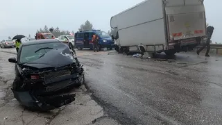 Akyazı yolunda kaza