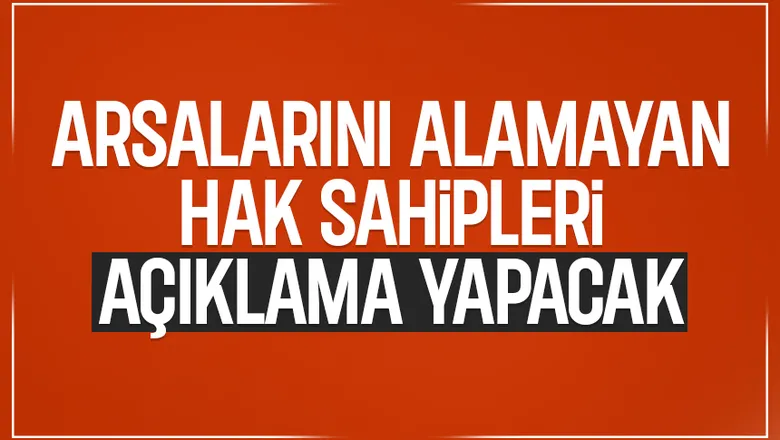 Akyazı’da 544 aileden ilk arsam tepkisi