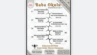Akyazı’da Baba Okulu Seminerleri Başlıyor