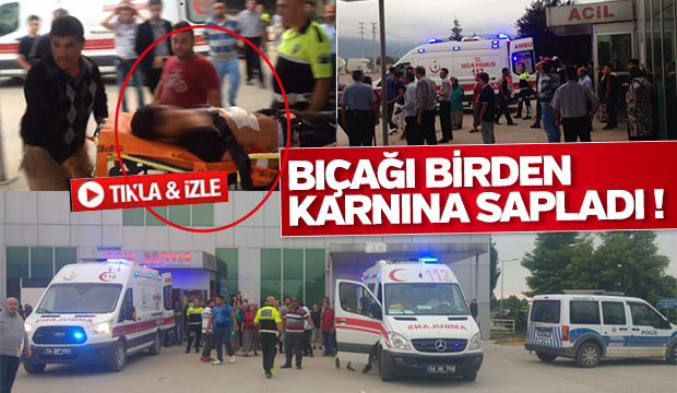Akyazı'da Bıçaklı Kavga