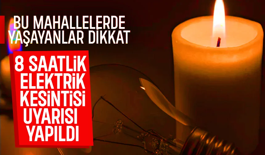 Akyazı'da bu mahallelerde elektrik kesintisi yaşanacak