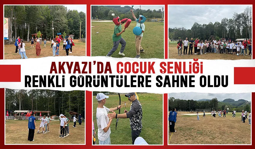 Akyazı’da Çocuklar Gönüllerince Eğlendi