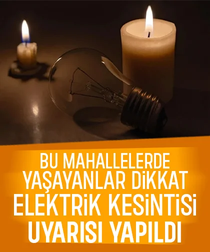 Akyazı'da çok sayıda mahallede 8 saatlik elektrik kesintisi yapılacak