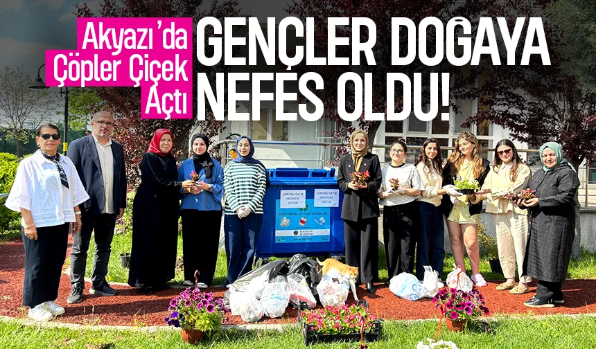 Akyazı'da çöpünü getir, hediyeni götür etkinliği