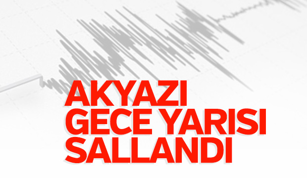 Akyazı'da Deprem Meydana Geldi
