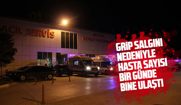 Akyazıda Grip Salgını