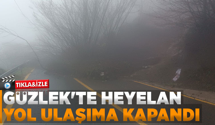 Akyazıda heyelan 