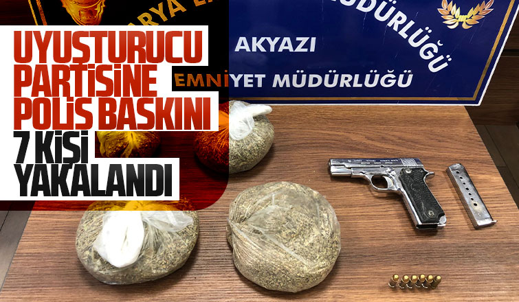 Akyazıda iki ayrı uyuşturucu operasyonu