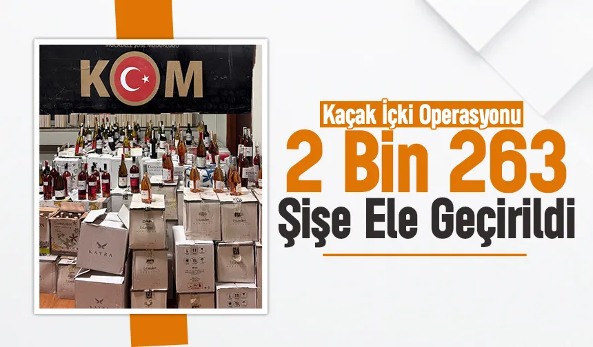 Akyazı’da iş yerine baskın: Binlerce kaçak içki ele geçirildi