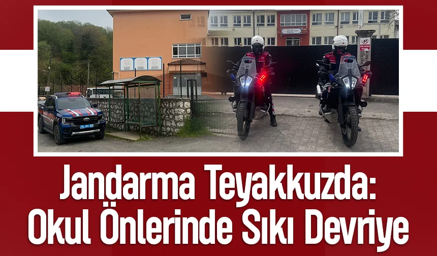 Akyazı’da jandarmadan okul çevrelerinde önlem