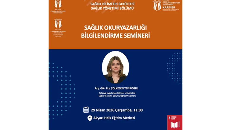 Akyazı’da kadınlar için sağlık eğitimi