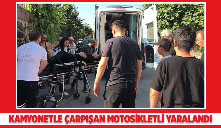 Akyazıda kaza 1 yaralı