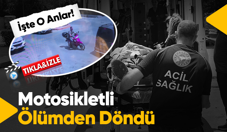 Akyazıda kaza anı kamerada
