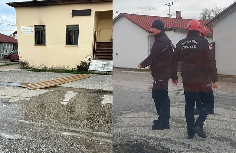 Akyazı’da Kuvvetli Rüzgar Hayatı Olumsuz Etkiledi