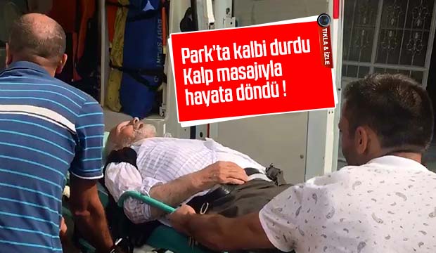 Akyazıda Parkta Otururken Kalp Krizi Geçirdi