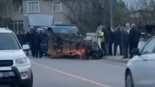 Akyazı'da pat pat kazası