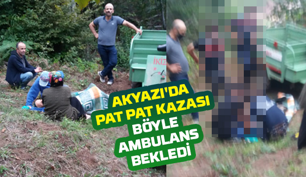 Akyazı'da pat pat kazası