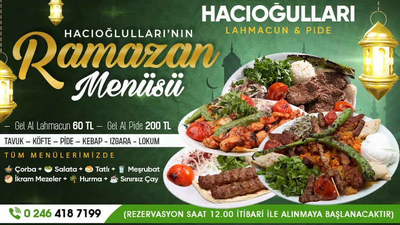 Akyazı’da Ramazan’ın En Dolu ve En Lezzetli İftar Sofrası: Hacıoğulları Restoran