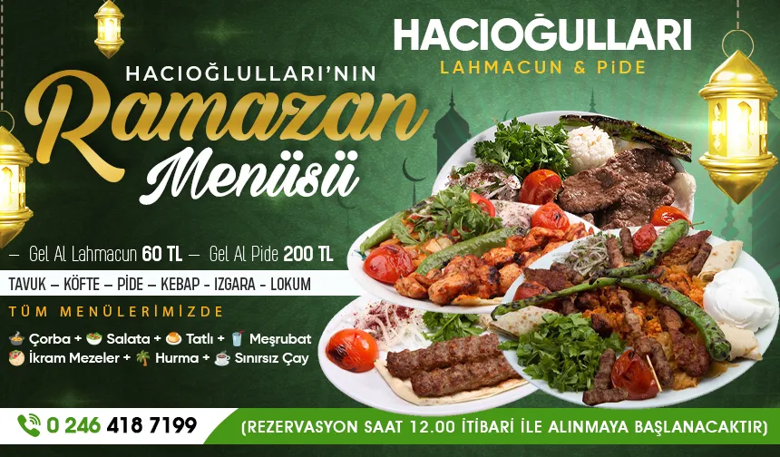 Akyazı’da Ramazan’ın En Dolu ve En Lezzetli İftar Sofrası: Hacıoğulları Restoran