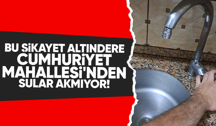 Akyazıda su kesintisine vatandaşlardan tepki