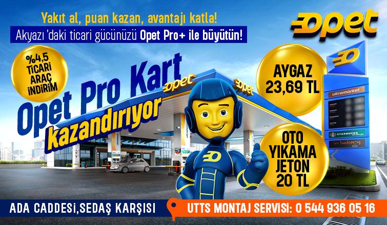 Akyazı’da Ticari Araç Sahiplerine Büyük Fırsat!