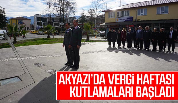 Akyazıda Vergi Haftası Kutlamaları Başladı