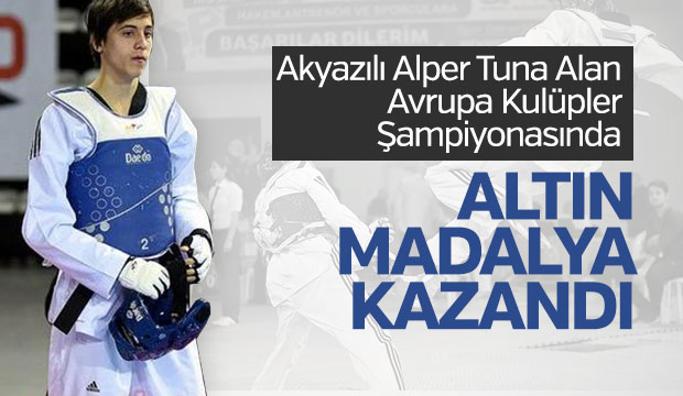 Akyazılı Alper'den büyük başarı