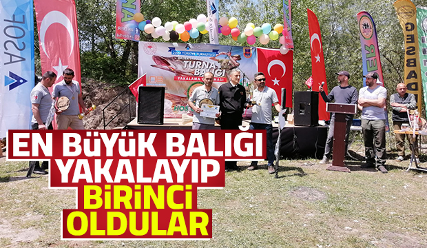 Akyazılı balıkçılar birinci oldu