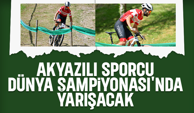 Akyazılı bisikletçi Burak Başer Dünya Şampiyonluğu için yarışacak