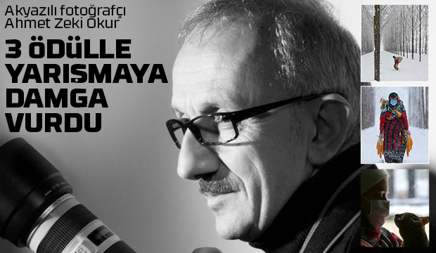 Akyazılı fotoğrafçı Ahmet Zeki Okur yarışmaya damga vurdu