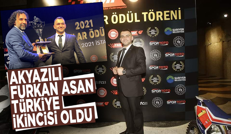 Akyazılı Furkan Asan Türkiye ikincisi oldu