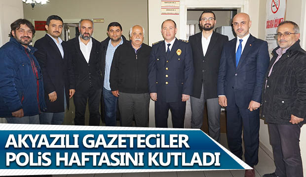Akyazılı Gazeteciler Polis Haftasını kutladı
